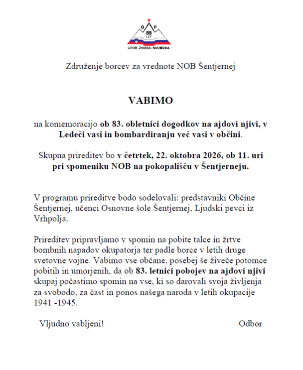 Komemoracija 2026